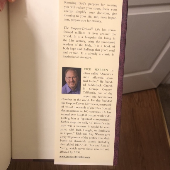 The purpose driven life Book - Picture 3 of 3